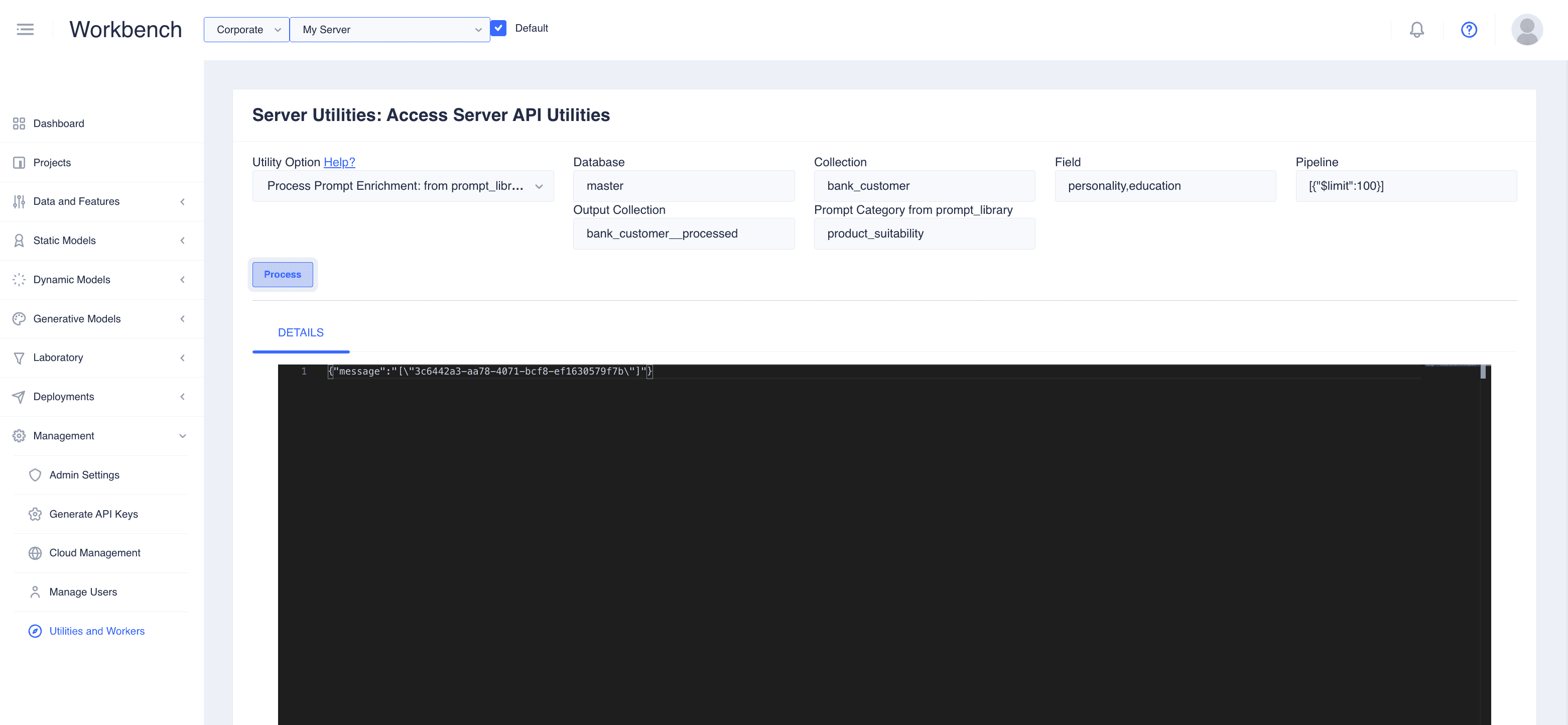 Prompt Library Processing